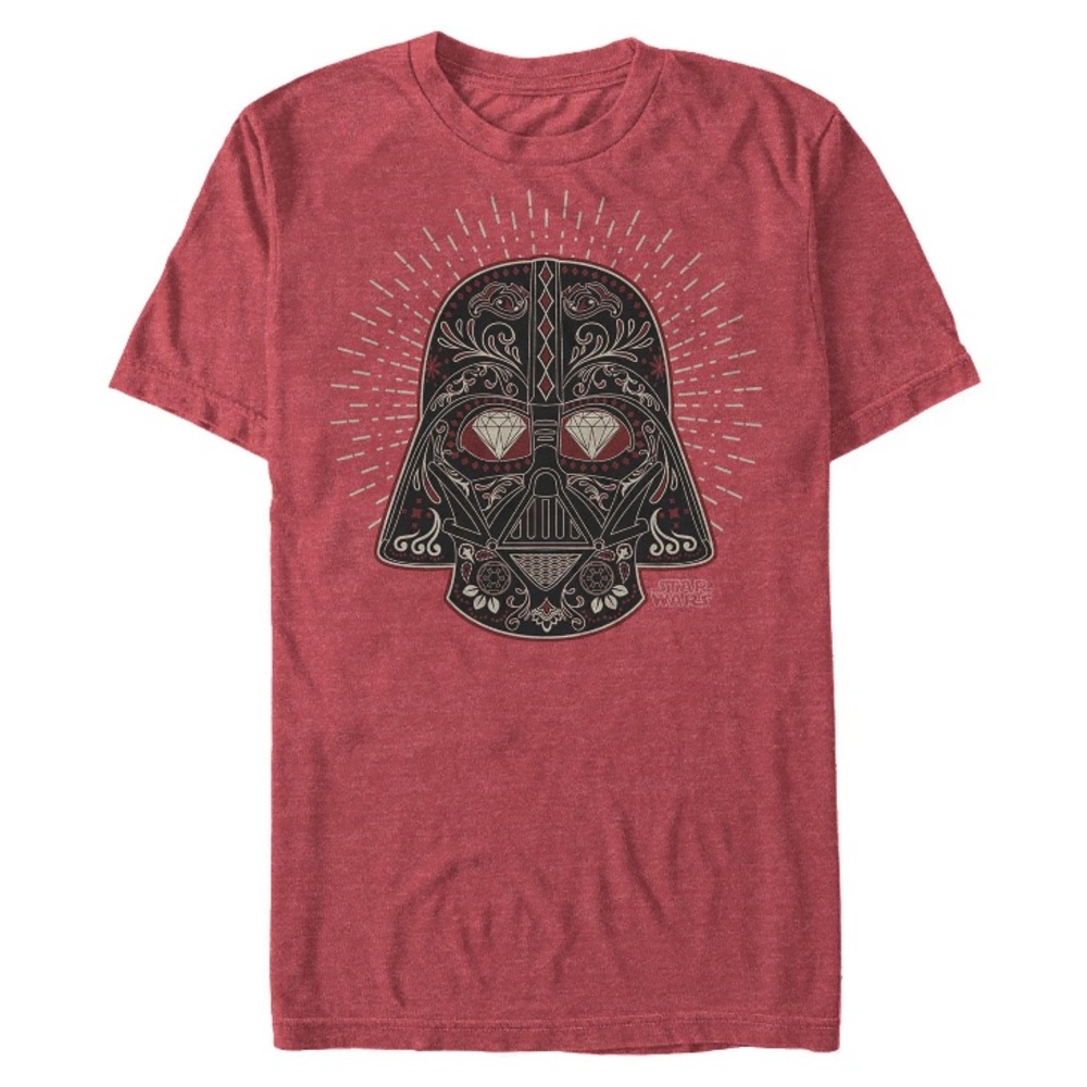 Star Wars Darth Vader Sugar Skull Helmet Tshirt Size Medium